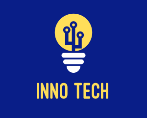 Innovative - Electric Bulb Energy logo design