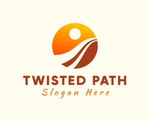 Desert Sun Path logo design