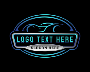 Luxury Sedan Car logo design