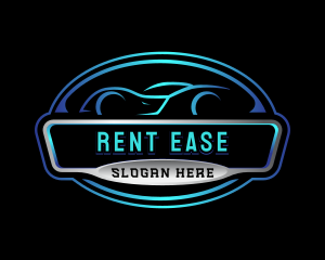 Luxury Sedan Car logo design