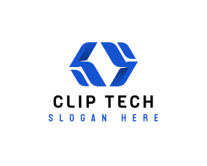 Abstract Tech Company logo design