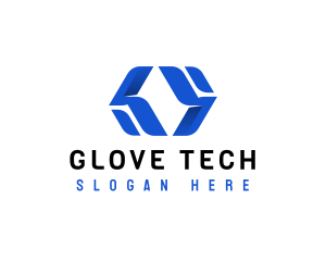 Abstract Tech Company logo design