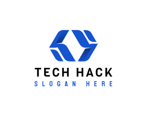 Abstract Tech Company logo design