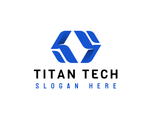 Abstract Tech Company logo design