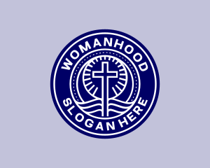 Bible Cross Worship Logo