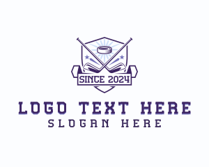 League - Athletic Hockey League logo design