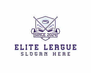 League - Athletic Hockey League logo design