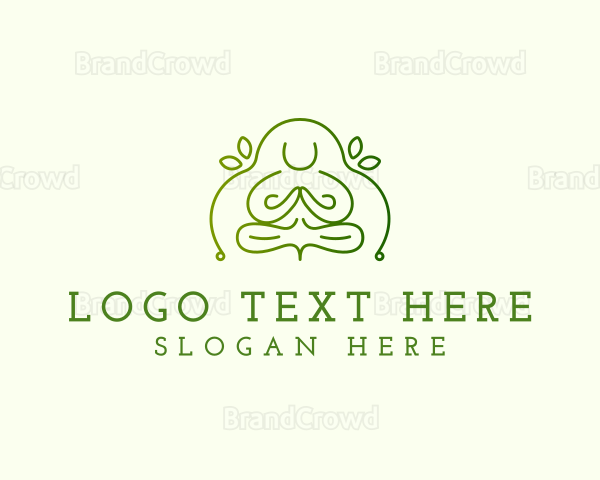 Wellness Meditation Yoga Logo