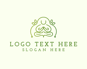 Yogi - Wellness Meditation Yoga logo design