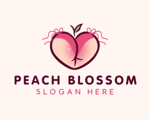 Peach - Feminine Peach Lingerie logo design