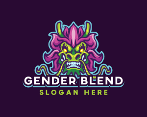 Gender - Dragon Gaming Beast logo design