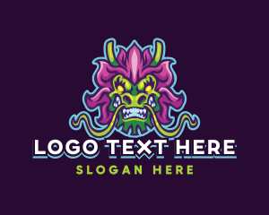 Mascot - Dragon Gaming Beast logo design