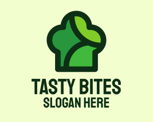 Green Chef Hat  Logo
