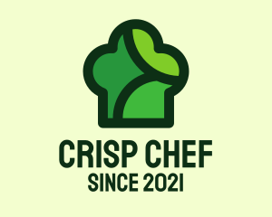 Green Chef Hat  logo design