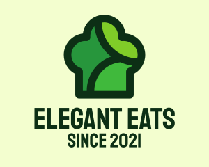 Green Chef Hat  logo design