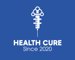 Medication - Medical Vaccination Syringe logo design