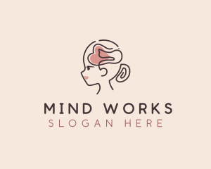 Woman Mental Health logo design