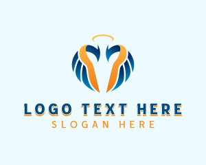 Inspirational - Holy Wings Retreat logo design
