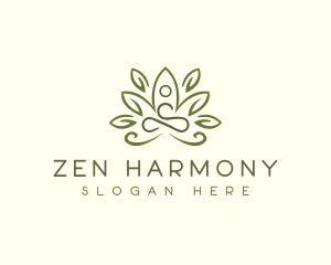 Yoga Zen Meditation logo design