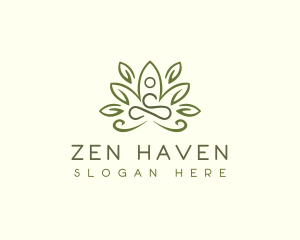 Yoga Zen Meditation logo design