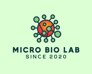 Microbiologist - Virus Science Laboratory logo design