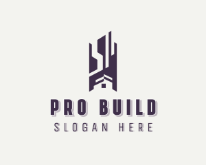 Residential House Building  logo design