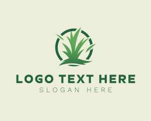 Hedge - Eco Lawn Grass logo design