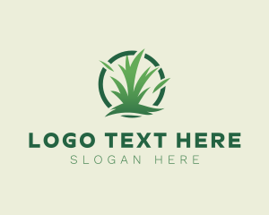 Eco Lawn Grass Logo