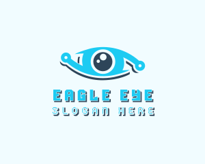 Digital Eye Technology  logo design