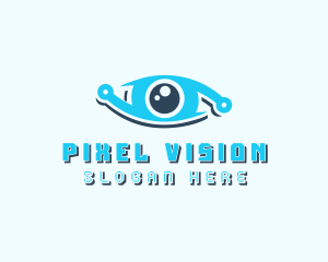 Digital Eye Technology  logo design