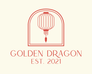 Chinese - Red Chinese Lantern logo design