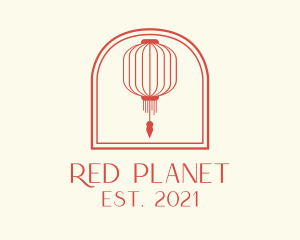 Red Chinese Lantern logo design