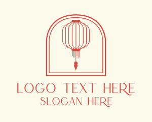 Red Chinese Lantern Logo