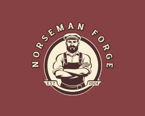 Industrial Repairman Handyman logo design