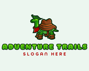 Turtle Camper Hat logo design