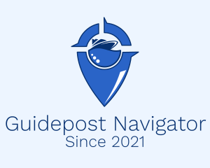 Cruise Ship Navigator  logo design