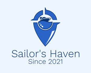 Cruise Ship Navigator  logo design