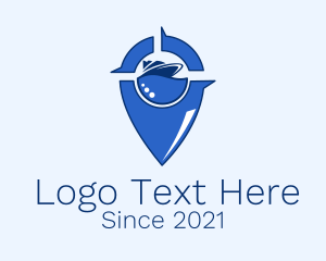 Locator - Cruise Ship Navigator logo design