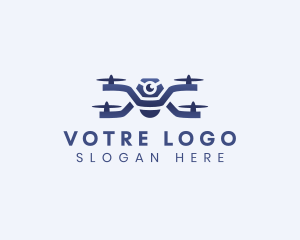Logistics - Drone Surveillance Camera logo design