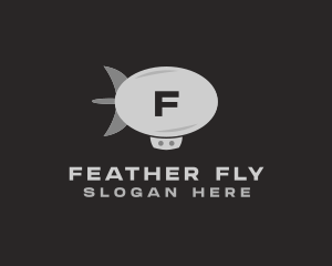 Flying Sports Blimp logo design