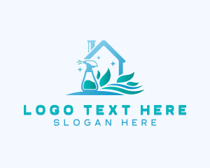 Cleaner - Eco Spray Housekeeping logo design
