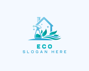 Eco Spray Housekeeping logo design