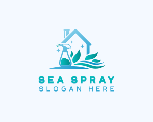 Eco Spray Housekeeping logo design