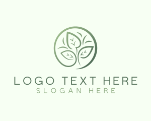 Botany - Leaf Grass Landscaping logo design