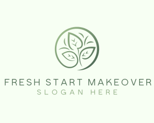 Leaf Grass Landscaping logo design