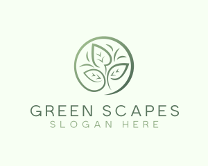 Landscape - Leaf Grass Landscaping logo design