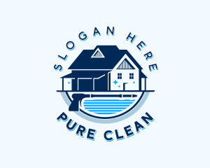 Gutter Roof Pressure Cleaning logo design