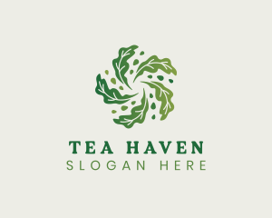 Natural Vegan Leaf logo design