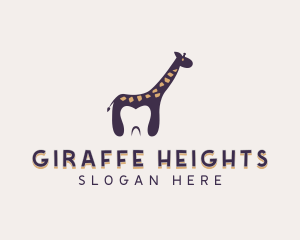 Giraffe - Giraffe Dental Tooth logo design