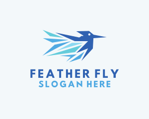 Flying Wildlife Bird logo design